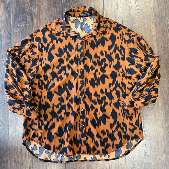 Nasty Gal button down SZ 4 - Picture 1 of 4